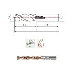 Cпиральное сверло 3D с каналом для СОЖ